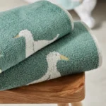 Darcy Duck Cotton Hand Towel | Soft & Absorbent Bathroom Towel - Image 2