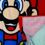 Nintendo Double Poncho Towel | Kids Super Mario & Luigi Cotton Bath Poncho - Image 3