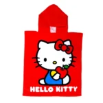 Hello Kitty Kids Hooded Poncho Towel | Cotton Bath & Beach Wearable Towel - Image 5