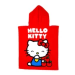 Hello Kitty Kids Hooded Poncho Towel | Cotton Bath & Beach Wearable Towel - Image 4
