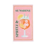 Spritz and Sunshine XL Beach Towel | 100% Cotton Soft Summer Pool Towel - Image 4