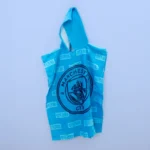 Manchester City Kids Poncho Towel | Cotton Hooded Football Beach & Bath Towel