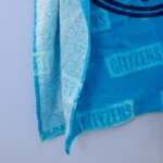 Manchester City Kids Poncho Towel | Cotton Hooded Football Beach & Bath Towel - Image 3