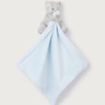 Bailey Bear Baby Comforter | Soft Plush Teddy Security Blanket