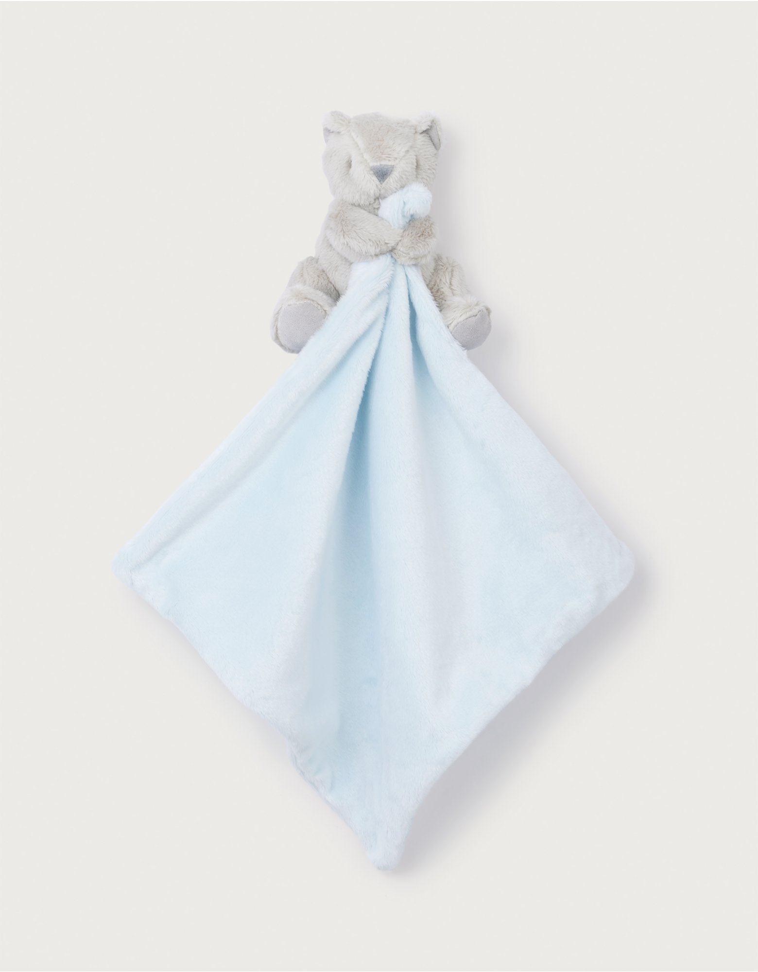 A15254_73_MAIN_P Bailey Bear Baby Comforter | Soft Plush Teddy Security Blanket - Image 1