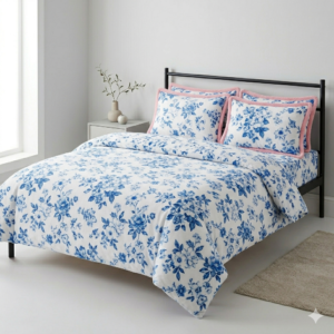 Blue Bloom Bedsheet Set