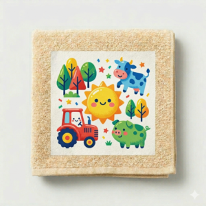 Animated Kids Printed Towel (Design 3)