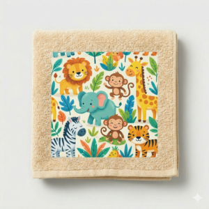 Animated Kids Printed Towel (Design 1)