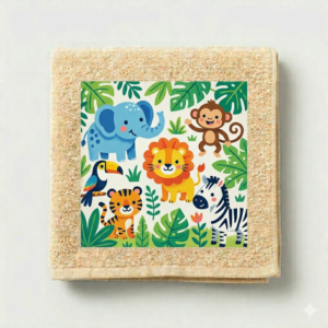Animated Kids Printed Towel (Design 4)