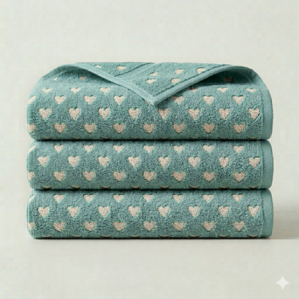 450 GSM Cotton Towel Set – 3 Piece (Pastel)