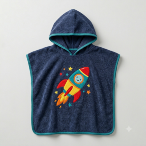 BT Hooded Kids Poncho