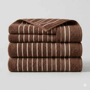 Cotton Stripe Bath Towel (500 GSM)
