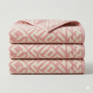 500 GSM Cotton Towel Set – 3 Piece