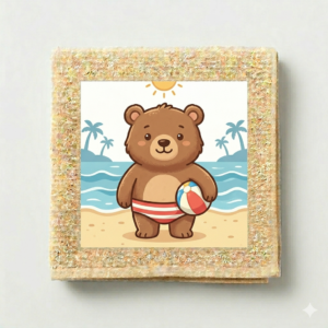Bear Kids Beach Towel