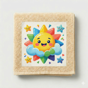 Animated Kids Printed Towel (Design 2)
