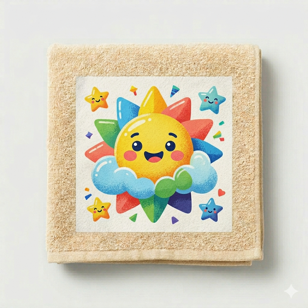 Animated Kids Printed Towel (Design 2)