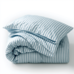 Luxury 300 Thread Count Cotton Percale Duvet Cover | Celeste Collection - Image 2