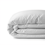 Oakwood 300 Thread Count Cotton Percale Duvet Cover | Luxury White Bedding - Image 2