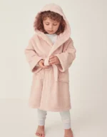 Pink Kids Snuggle Robe | Ultra Soft Hooded Bathrobe 1–12 Years