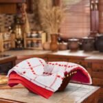 100% Ring Spun Cotton Dish Towels | Soft Absorbent Kitchen Towels - Image 3