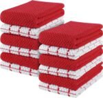 100% Ring Spun Cotton Dish Towels | Soft Absorbent Kitchen Towels