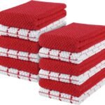 100% Ring Spun Cotton Dish Towels | Soft Absorbent Kitchen Towels